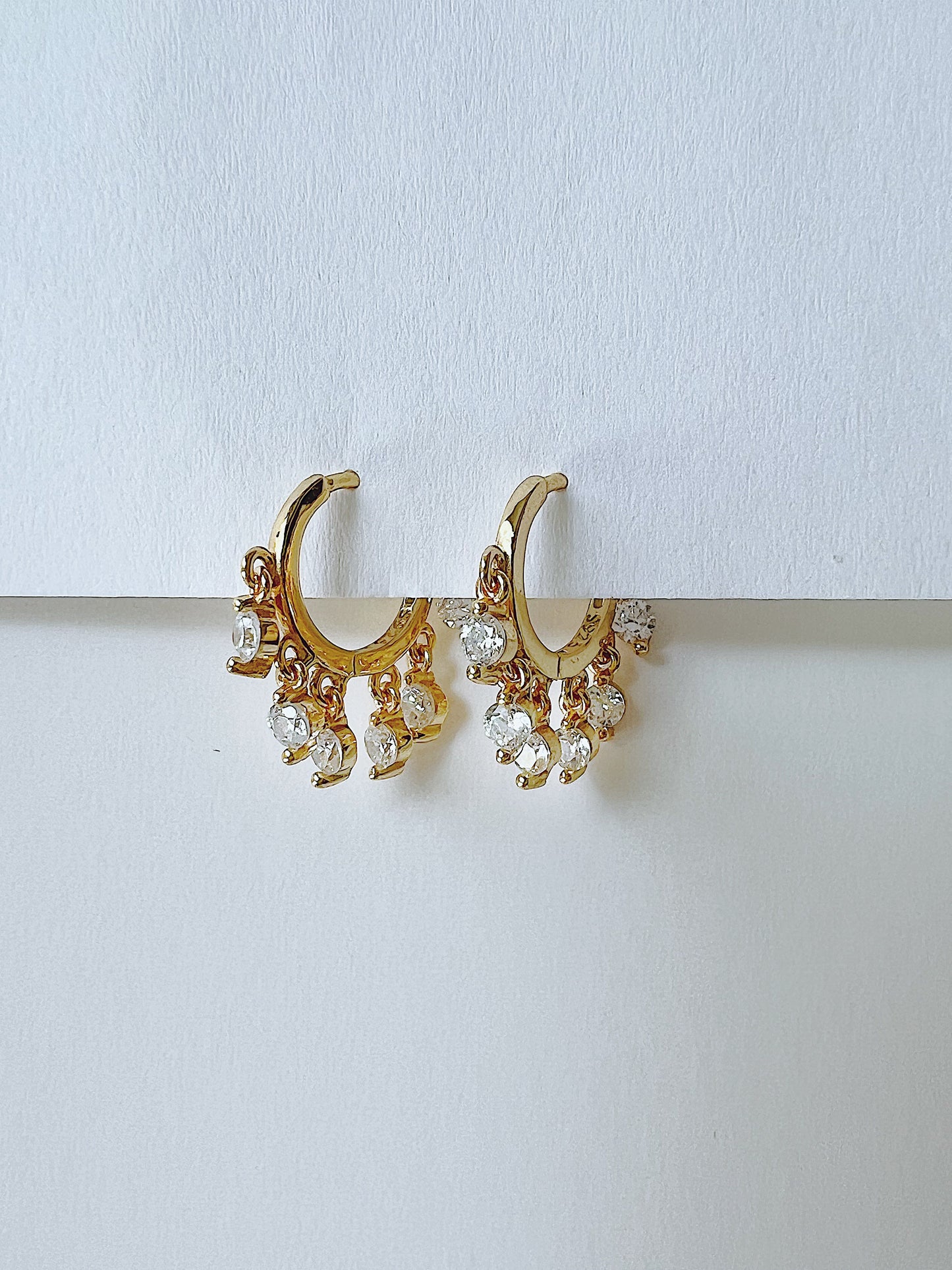 Marina Huggie Earrings (925 Sterling Silver)
